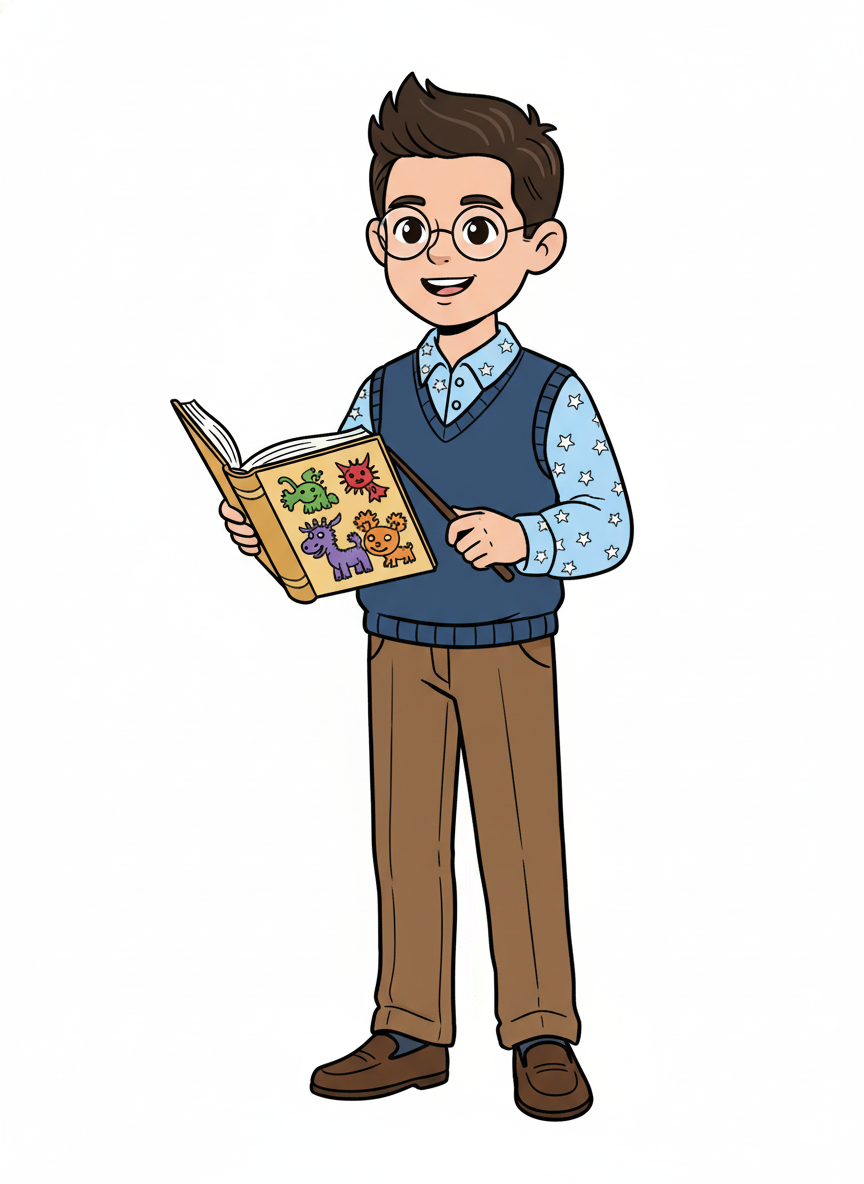 Andrew the Wise Tutor - Classic Coloring Book