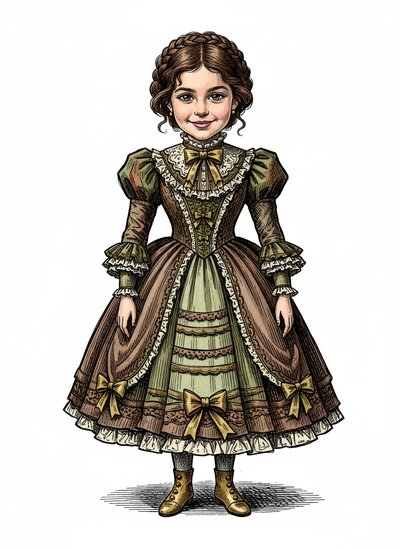 Lana's Character Pack - Victorian Illustration
