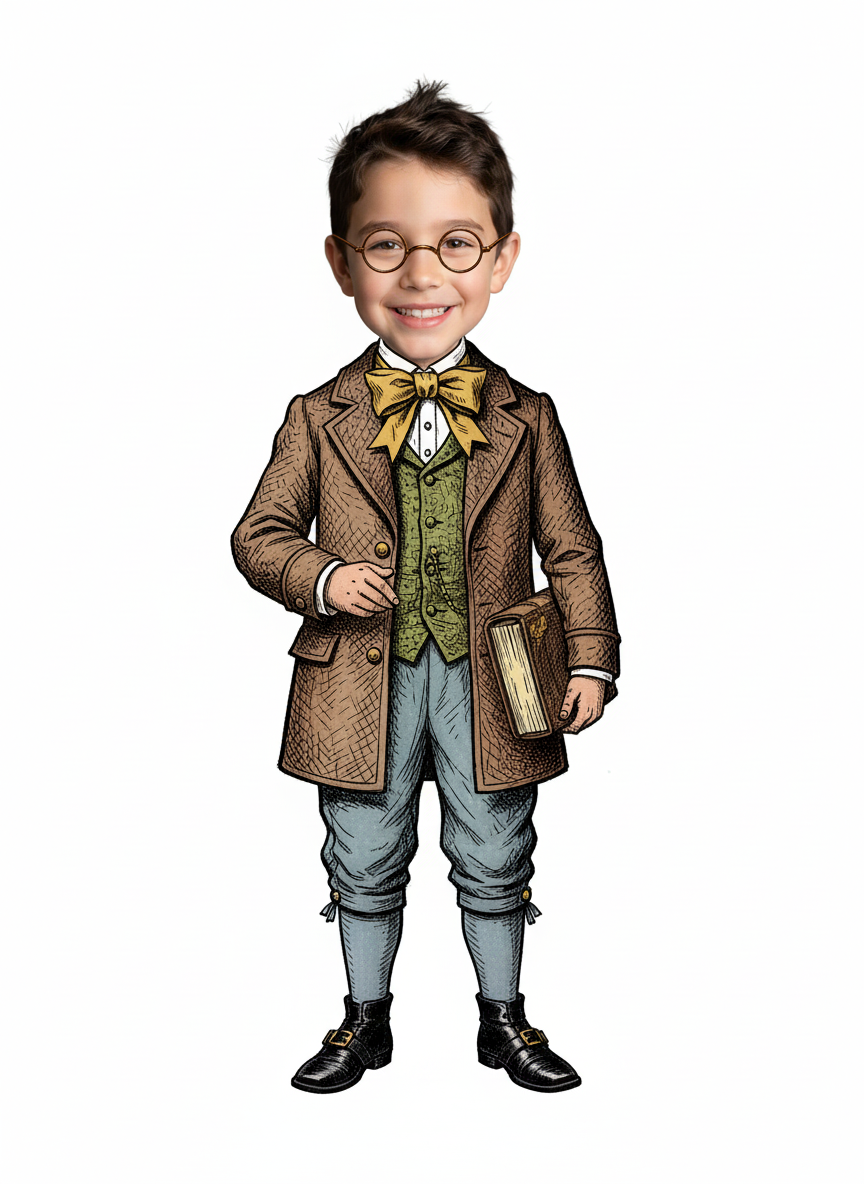 Andrew the Wise Tutor - Victorian Illustration