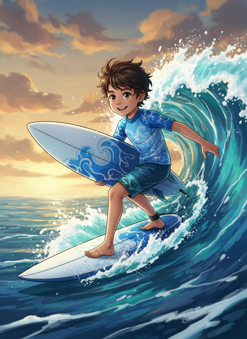 Andrew the Wave Rider - Webtoon Anime