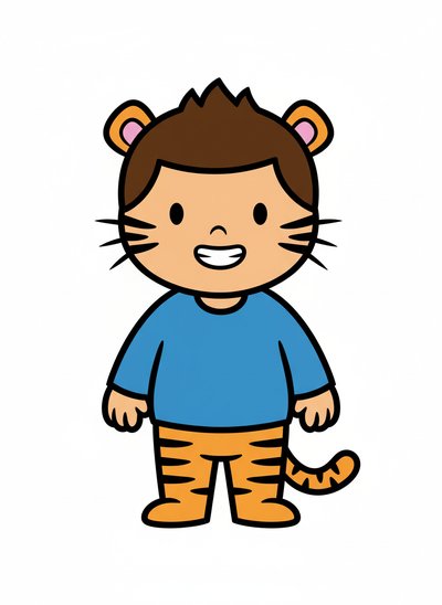 Andrew's Tiger Adventure 🐯 - Preschool Simple