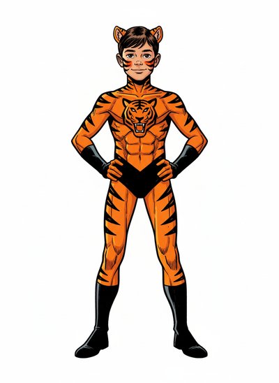 Andrew's Tiger Adventure 🐯 - Comic Book