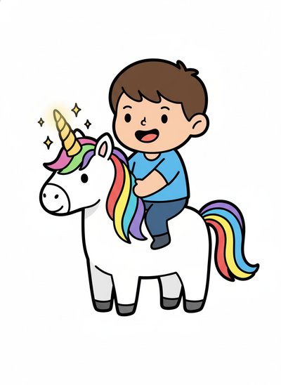 Andrew's Magical Unicorn Journeys - Preschool Simple
