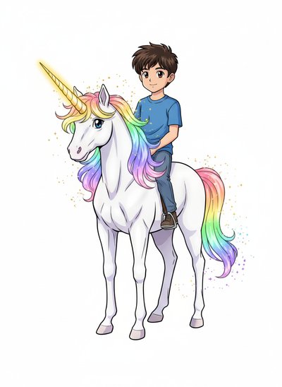 Andrew's Magical Unicorn Journeys - Classic Anime