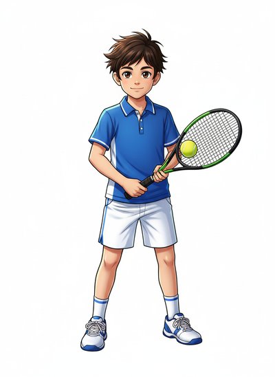 Andrew's Tennis Adventure 🎾 - Webtoon Anime