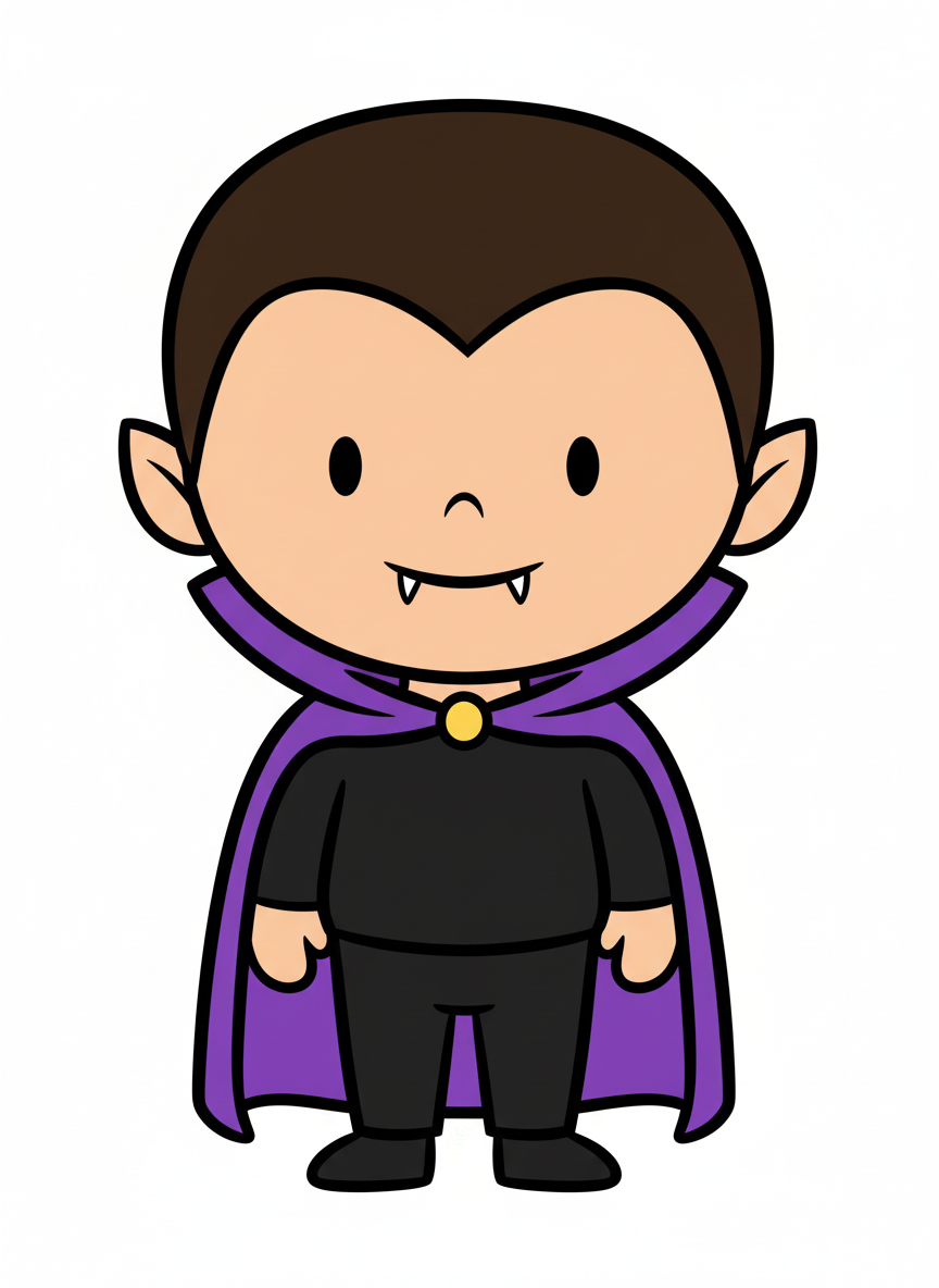 Andrew the Friendly Vampire - Preschool Simple