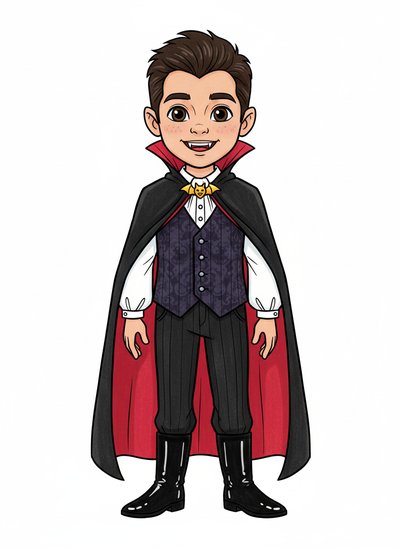 My Wee Lad as a Vampire - Classic Coloring Book