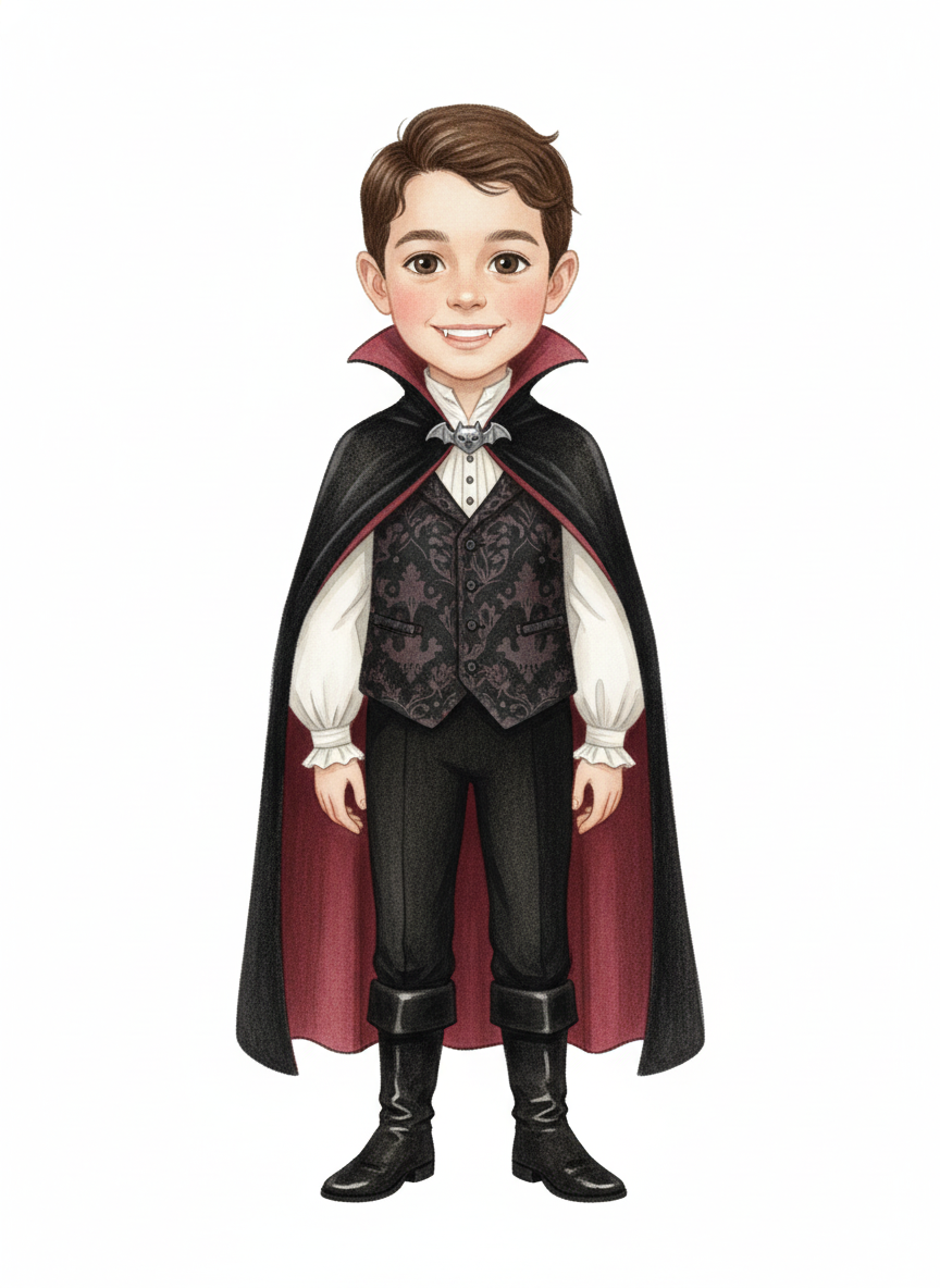 Andrew the Friendly Vampire - Gentle Pencil