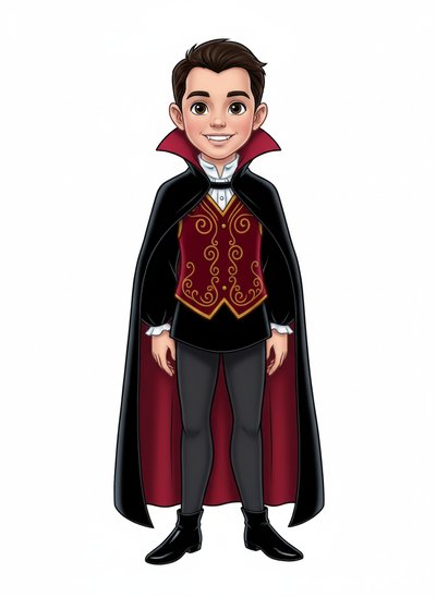 My Wee Lad as a Vampire - Golden Age Animation