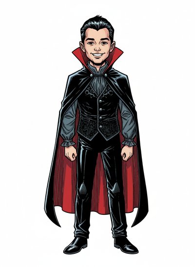 My Wee Lad as a Vampire - Comic Book