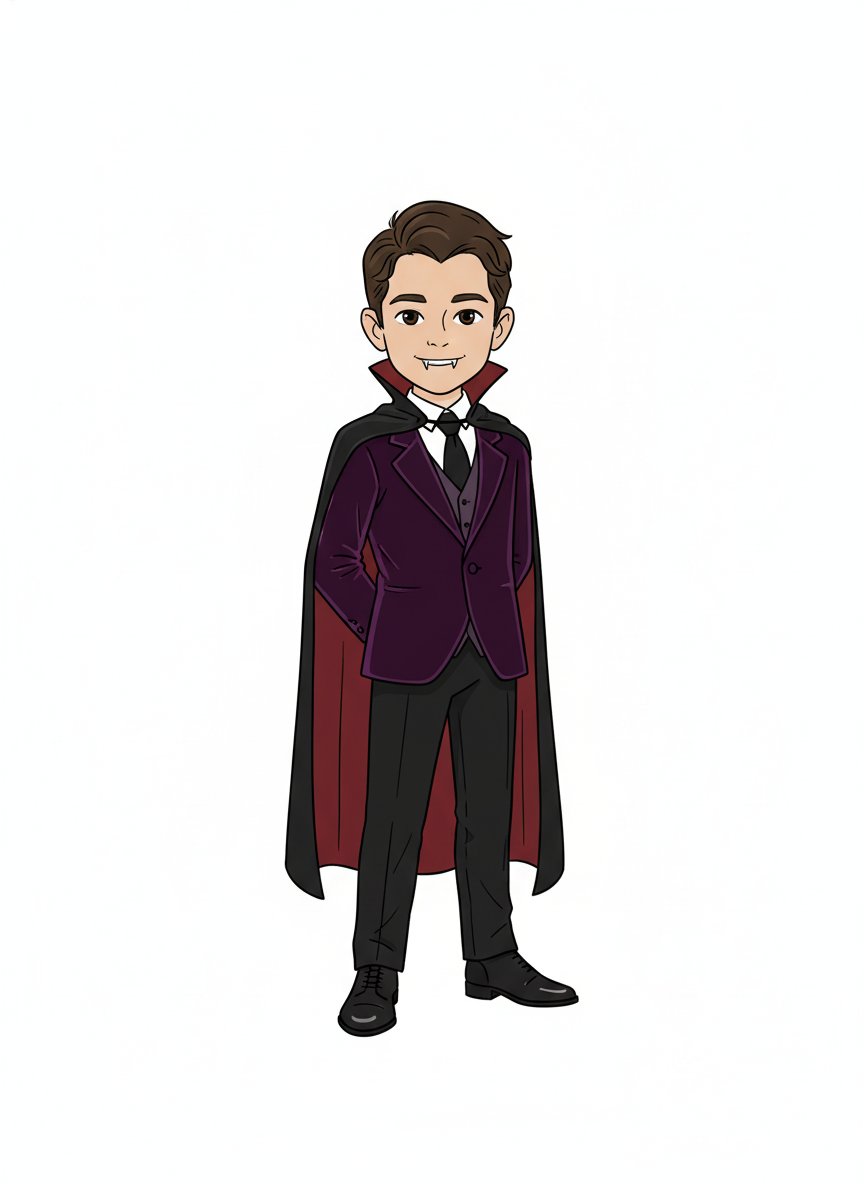 Andrew the Friendly Vampire - Minimalist