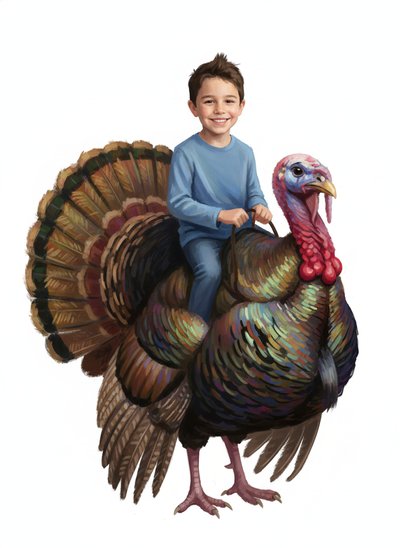 Andrew's Turkey Adventure 🦃 - Impressionist Painting