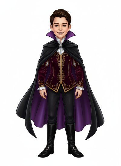 My Wee Lad as a Vampire - Fairy Tale Classic