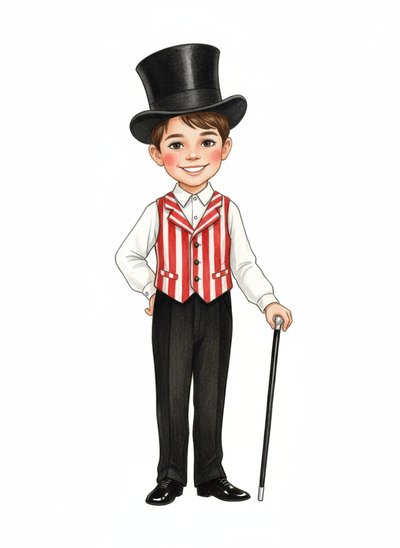 My Boy's Vaudeville Adventure 🎩 - Gentle Pencil