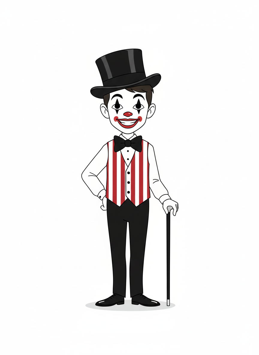 Andrew the Dapper Performer - Minimalist