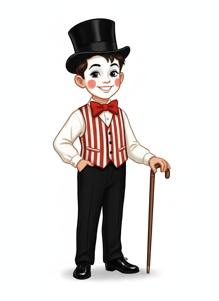 Andrew the Dapper Performer - Vintage Storybook