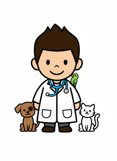 Andrew's Veterinary Adventures 🐾 - Preschool Simple