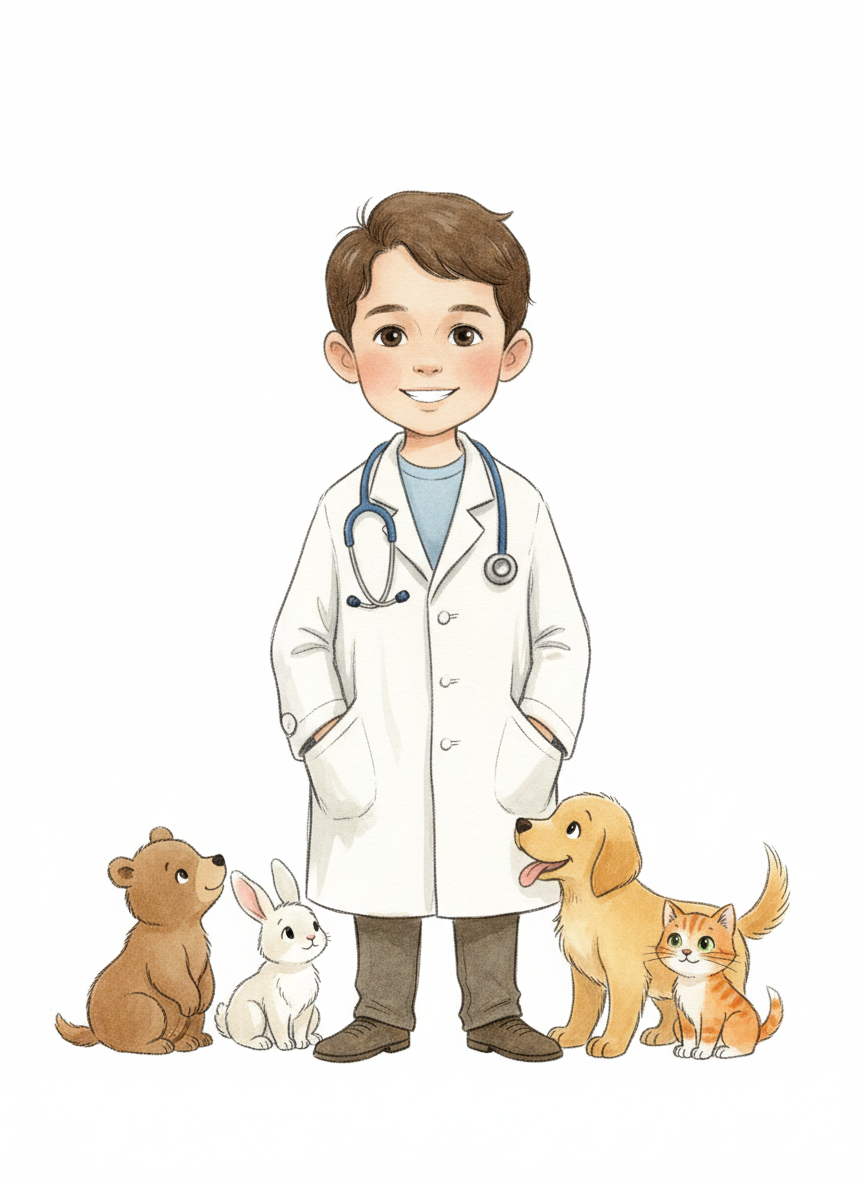 Andrew the Vet - Gentle Pencil