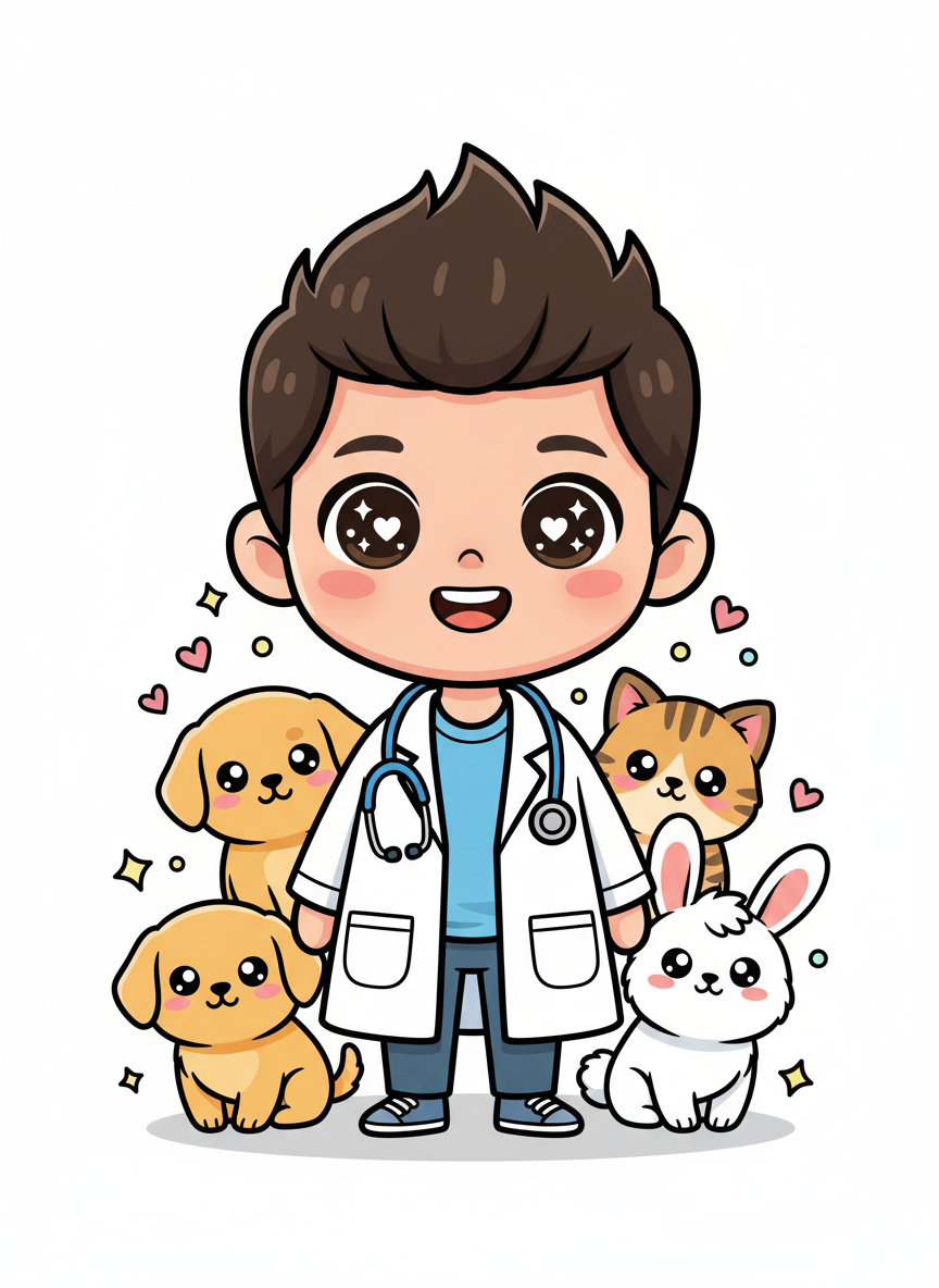 Andrew the Vet - Kawaii Cute