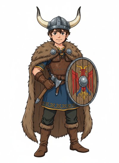 Andrew's Viking Adventures 🚀 - Classic Anime