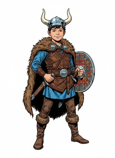 Andrew's Viking Adventures 🚀 - Comic Book