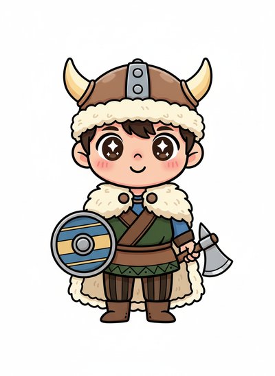 Andrew's Viking Adventures 🚀 - Kawaii Cute