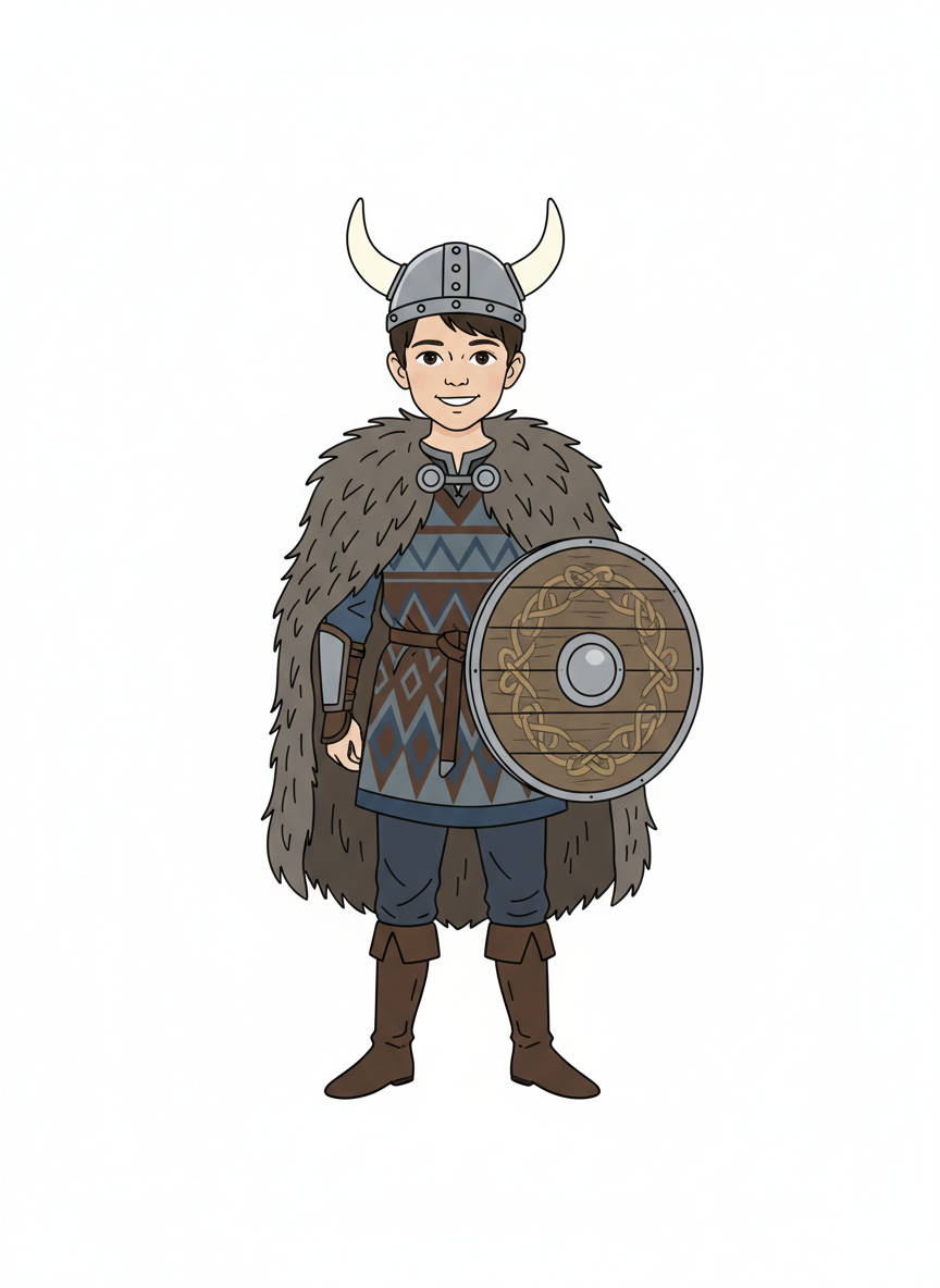 Andrew the Brave Viking - Minimalist