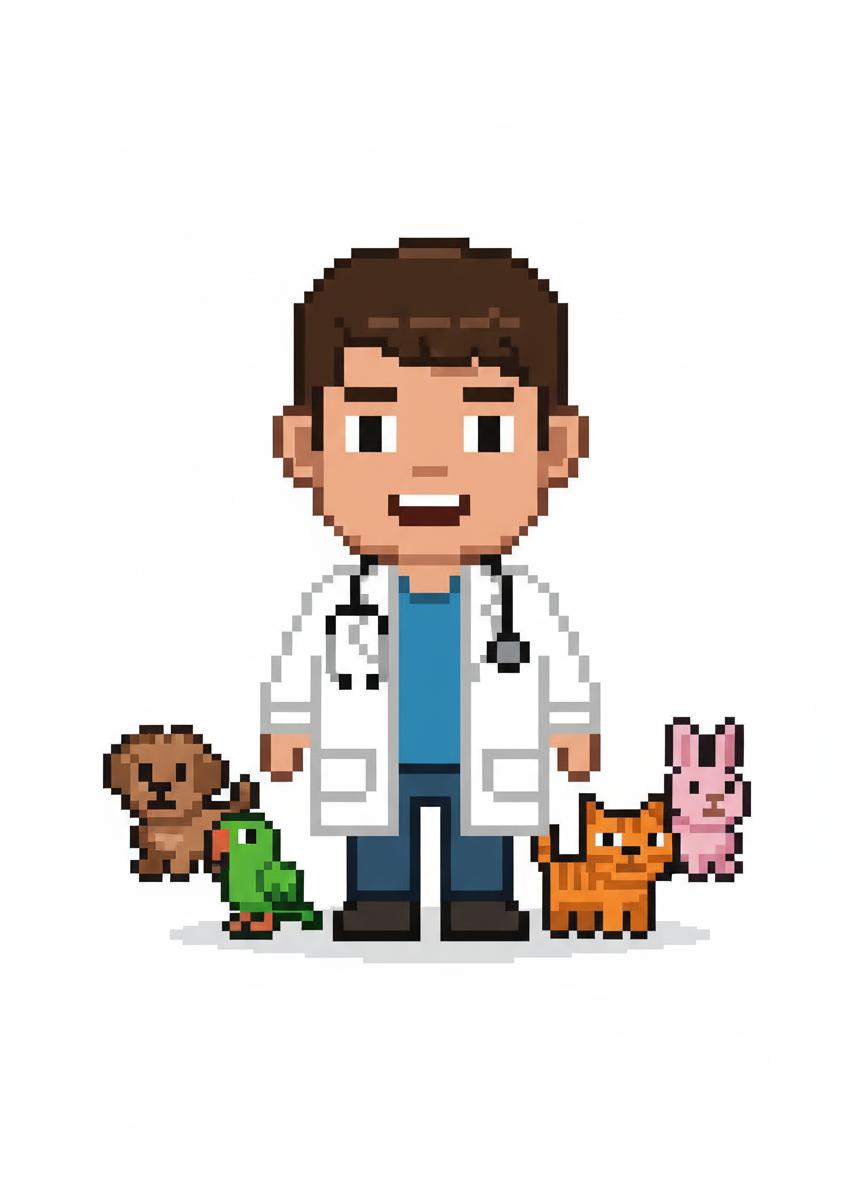 Andrew the Vet - Pixel Art