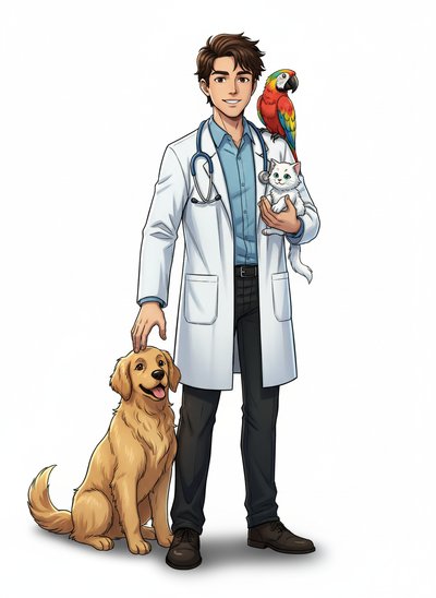 Andrew's Veterinary Adventures 🐾 - Webtoon Anime