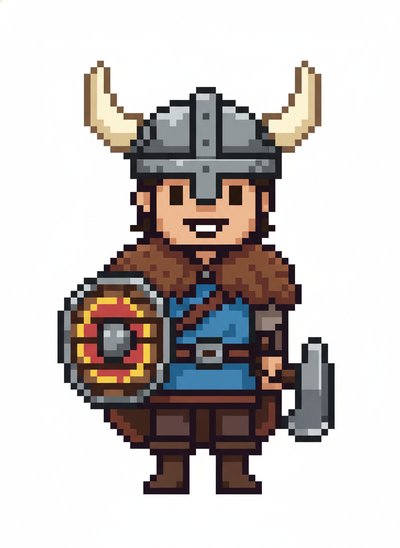Andrew's Viking Adventures 🚀 - Pixel Art
