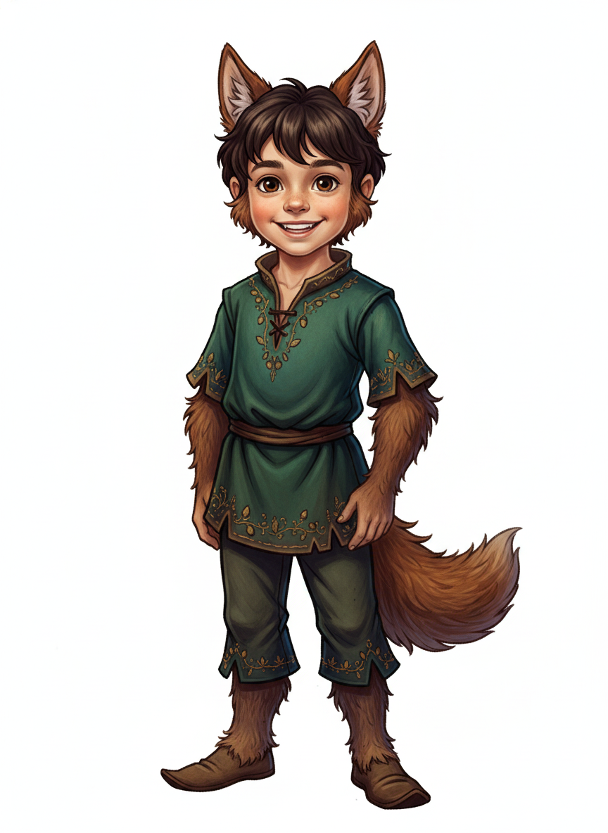 Andrew the Playful Wolf - Fairy Tale Classic