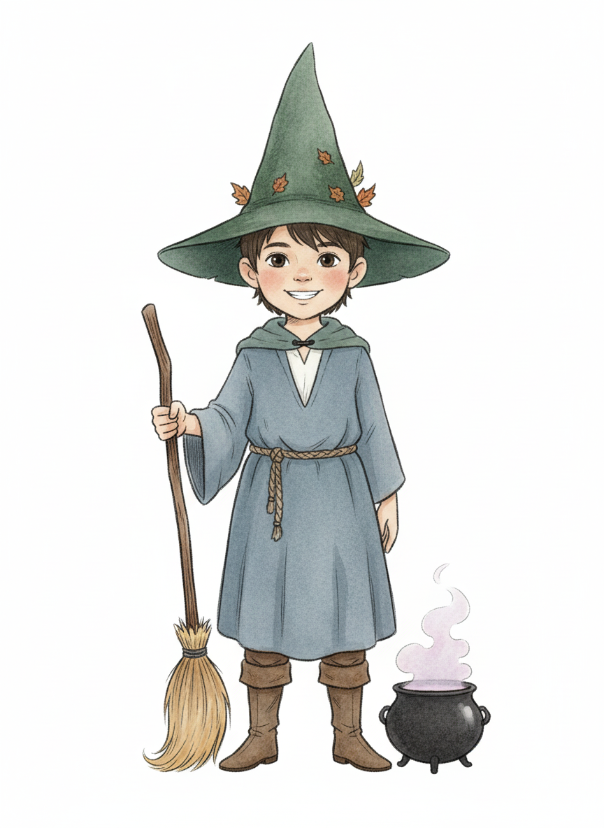 Andrew the Enchanting Witch - Gentle Pencil