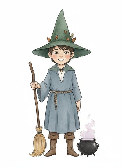 My Wee Witch Andrew 🌟 - Gentle Pencil