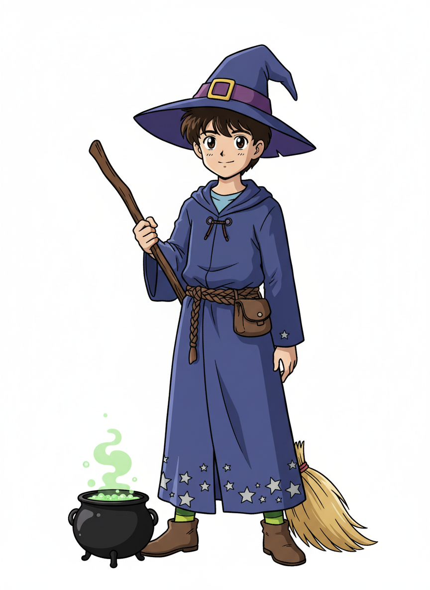 Andrew the Enchanting Witch - Classic Anime