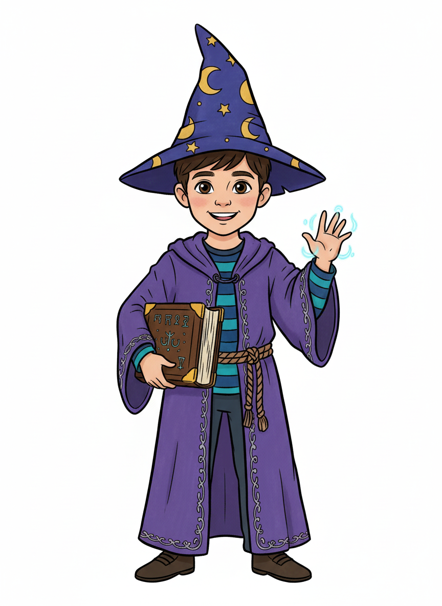 Andrew the Enchanter - Classic Coloring Book