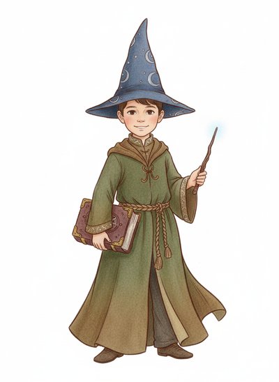 My Wee Wizard Andrew - Gentle Pencil