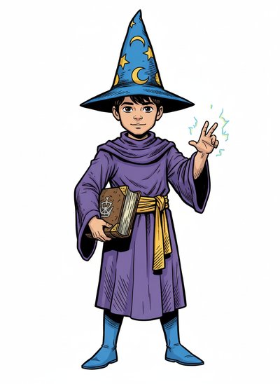 My Wee Wizard Andrew - Comic Book