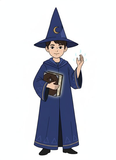 My Wee Wizard Andrew - Minimalist
