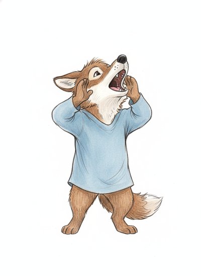 Andrew's Wolfy Wonder 🐺 - Gentle Pencil