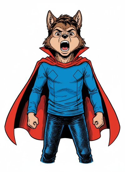 Andrew's Wolfy Wonder 🐺 - Comic Book