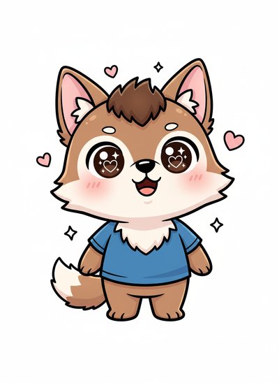 Andrew's Wolfy Wonder 🐺 - Kawaii Cute