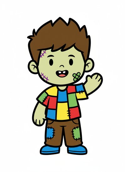 My Wee Zombie Andrew 🧟‍♂️ - Preschool Simple