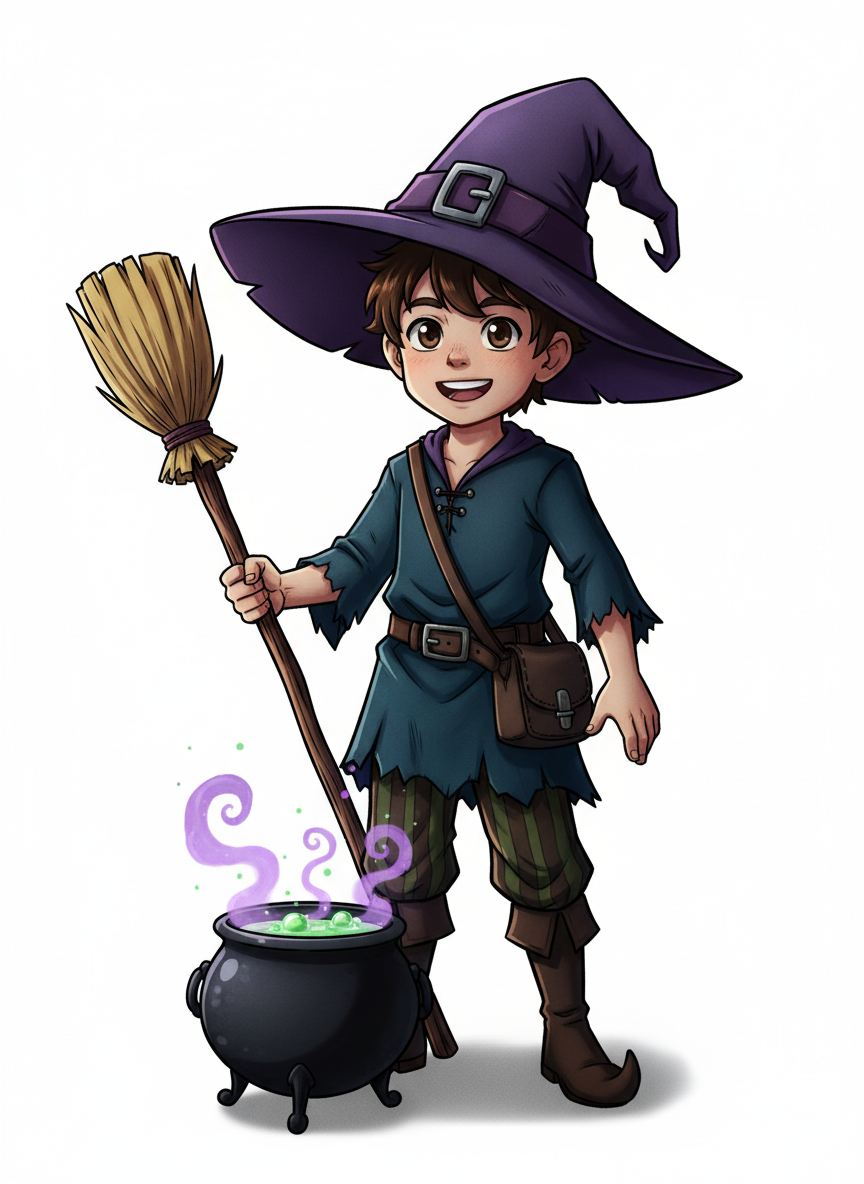 Andrew the Enchanting Witch - Webtoon Anime