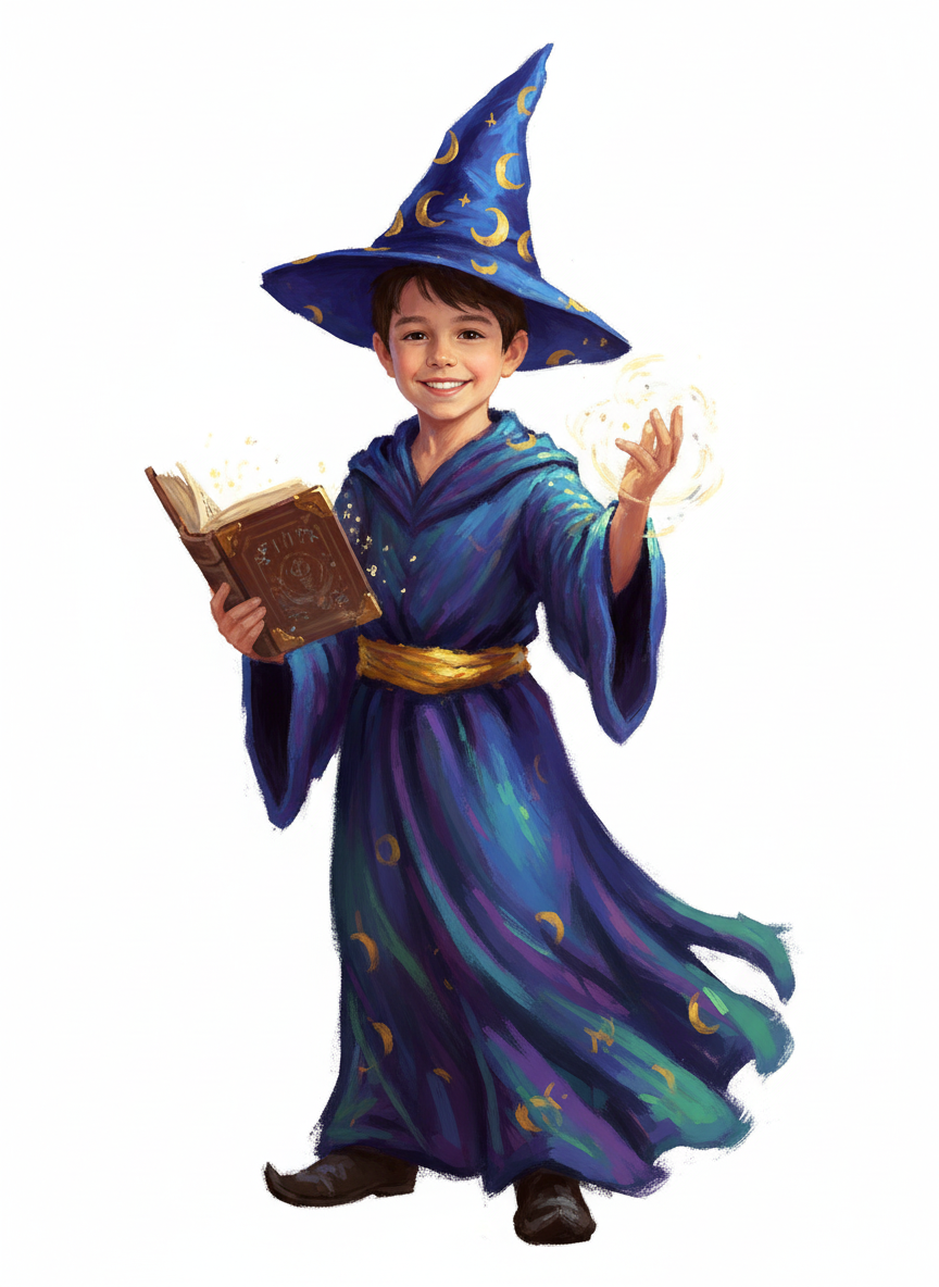 Andrew the Enchanter - Impressionist Painting