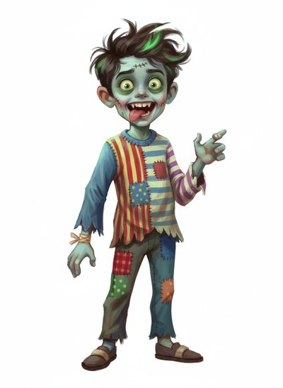 My Wee Zombie Andrew 🧟‍♂️ - Impressionist Painting