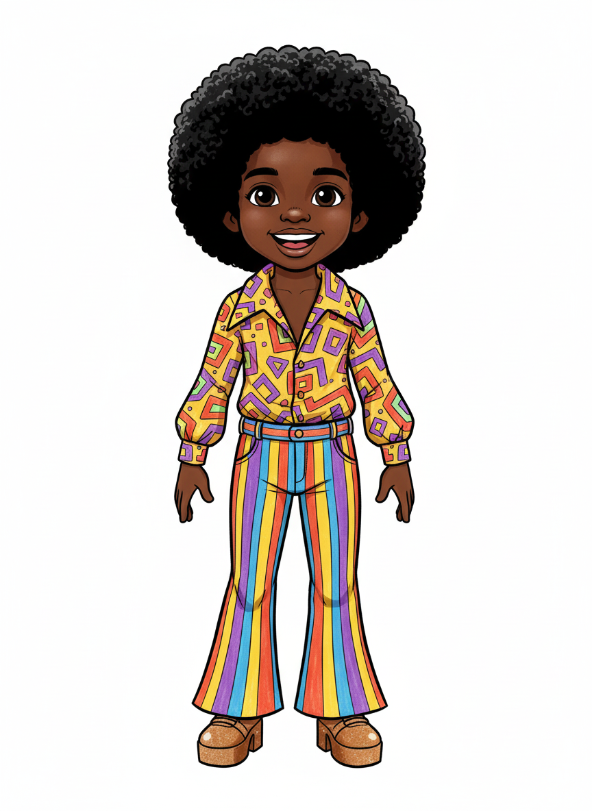 Anthony the Disco Star - Classic Coloring Book
