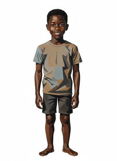 William's Pack - Cubist Painting