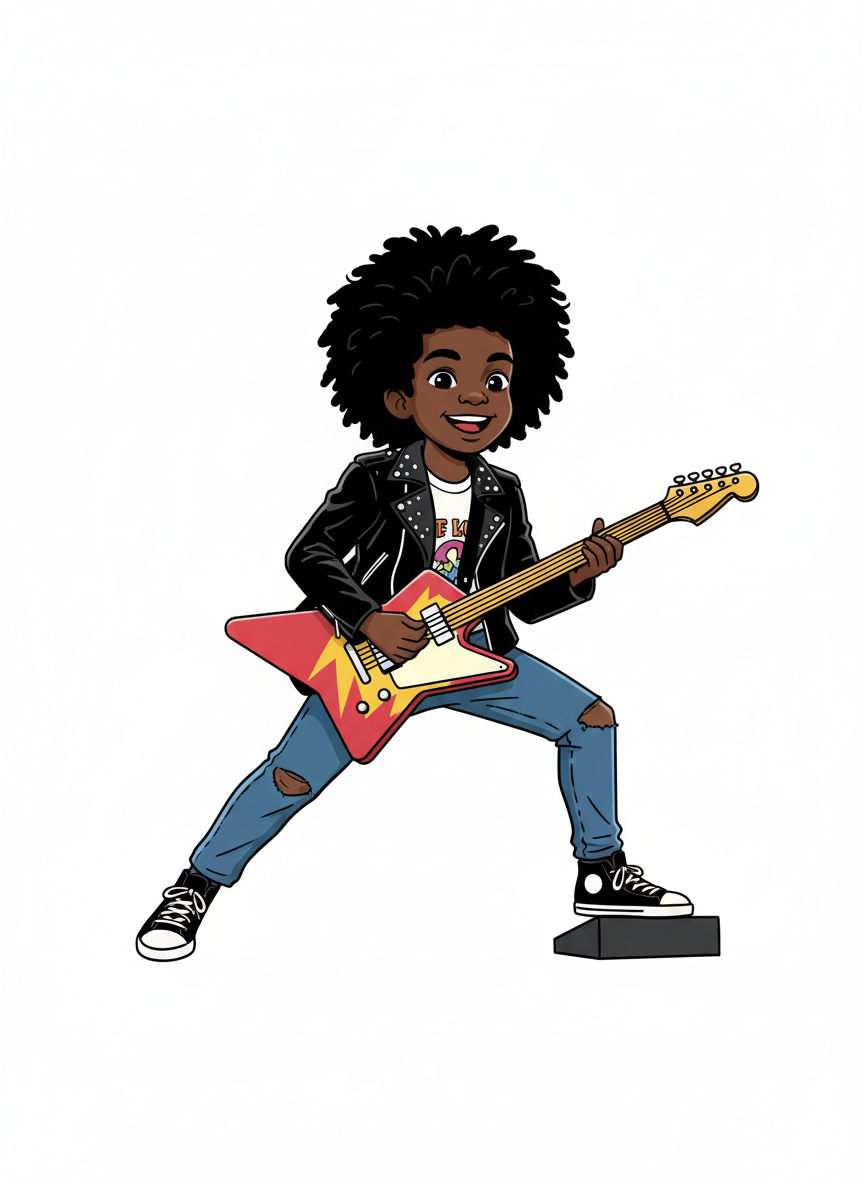 Anthony the Rocking Star - Minimalist