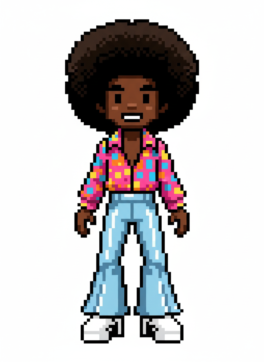 Anthony the Disco Star - Pixel Art