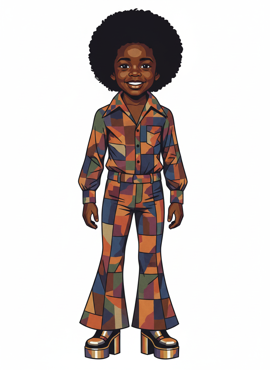 Anthony the Disco Star - Cubist Painting